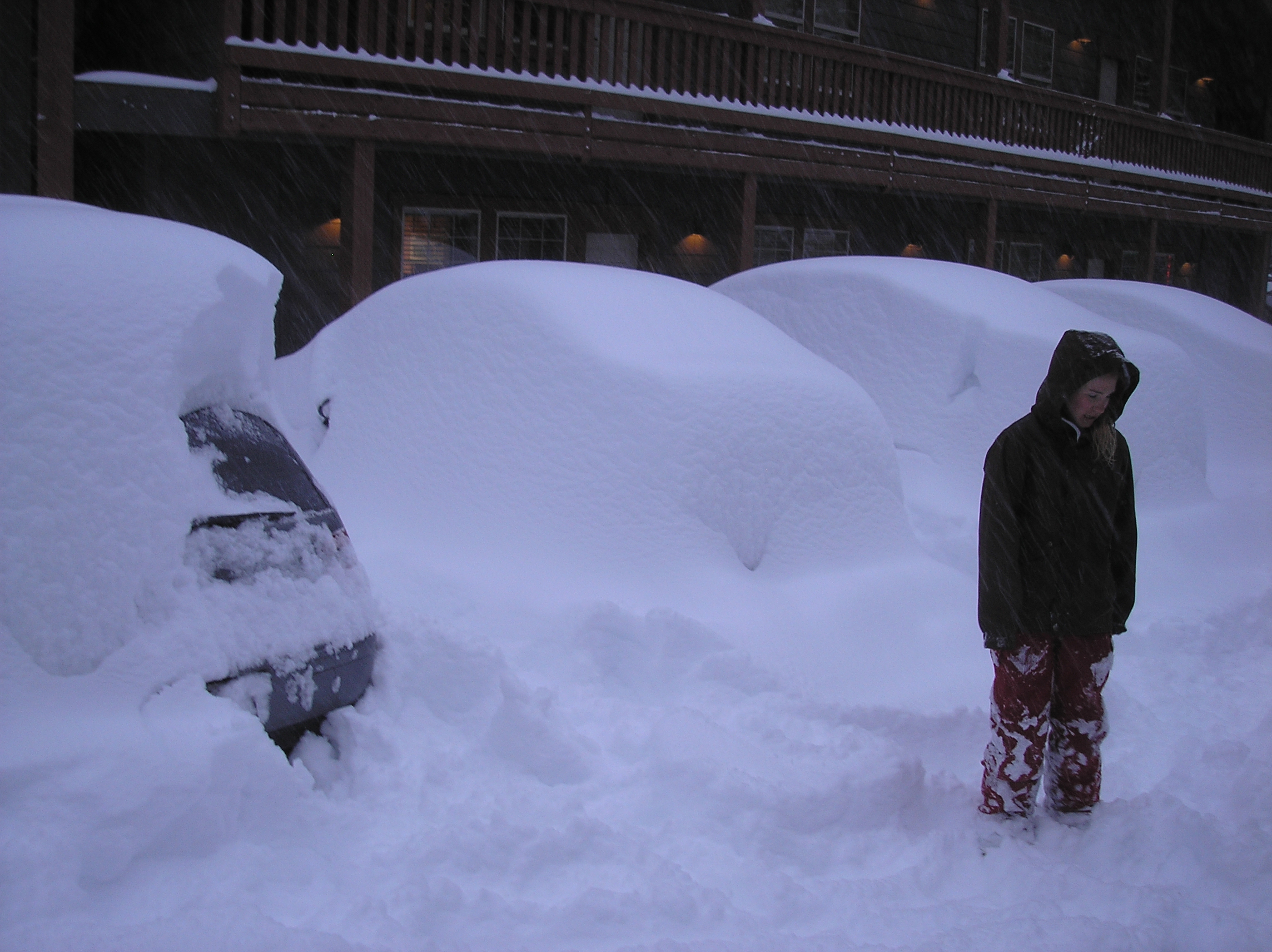 We got a little bit of snow