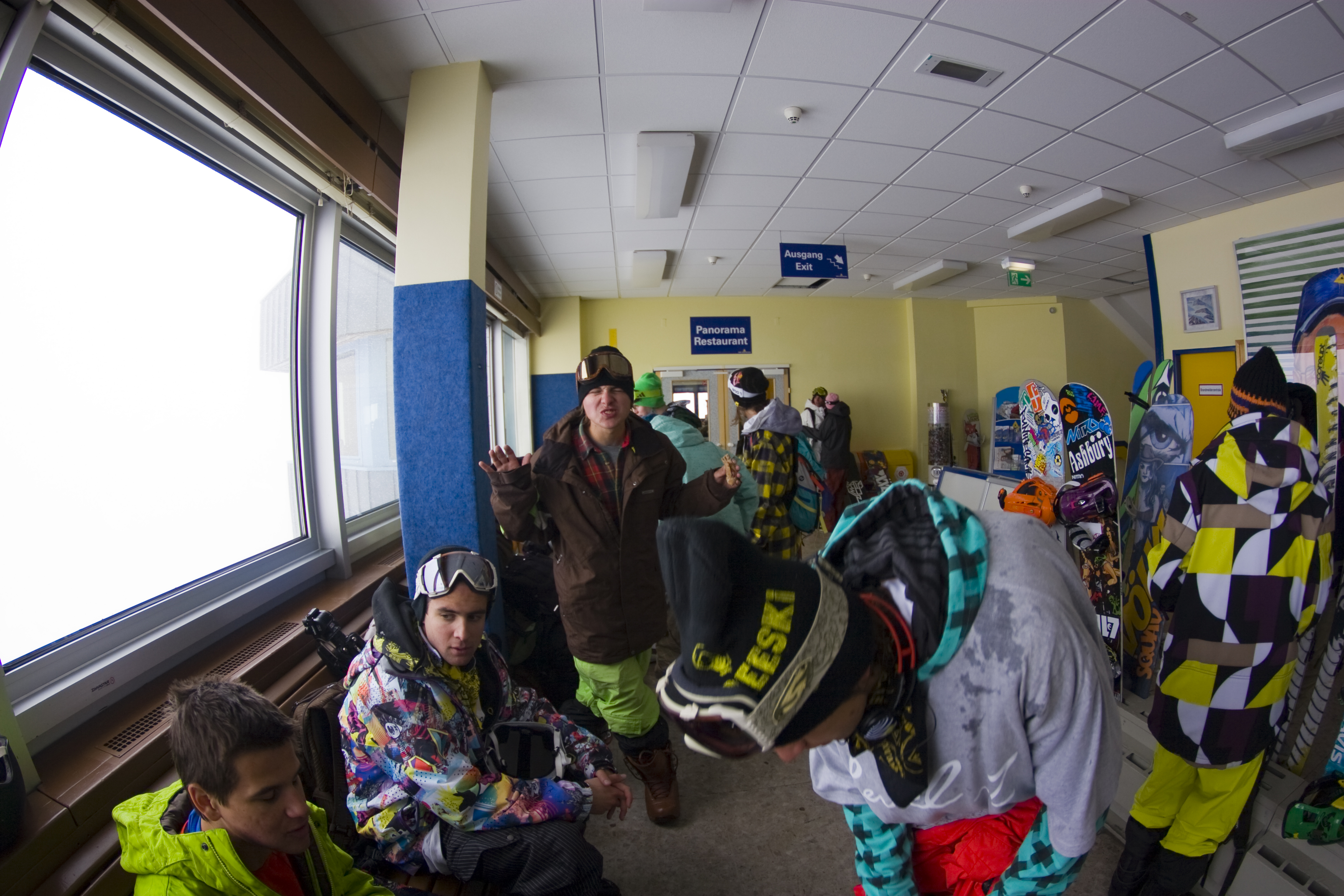 We on dachstein glacier