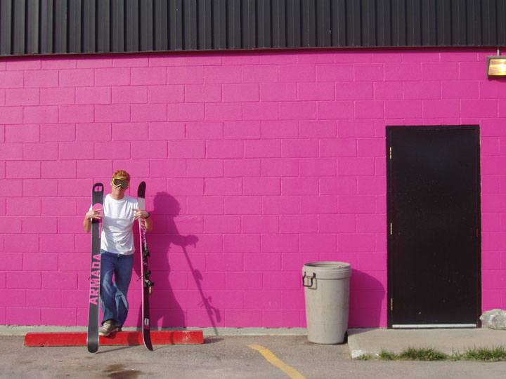 We saw this wall in Golden B.C. and had to take a picture!