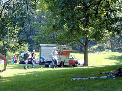 We trucked that shit in