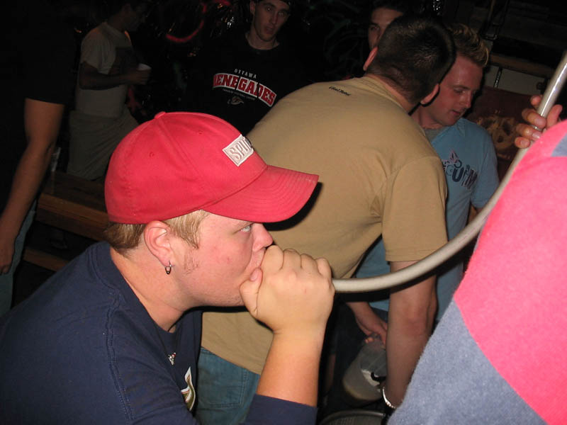 We were supposed to play beirut but I really wanted to get drunk fast!