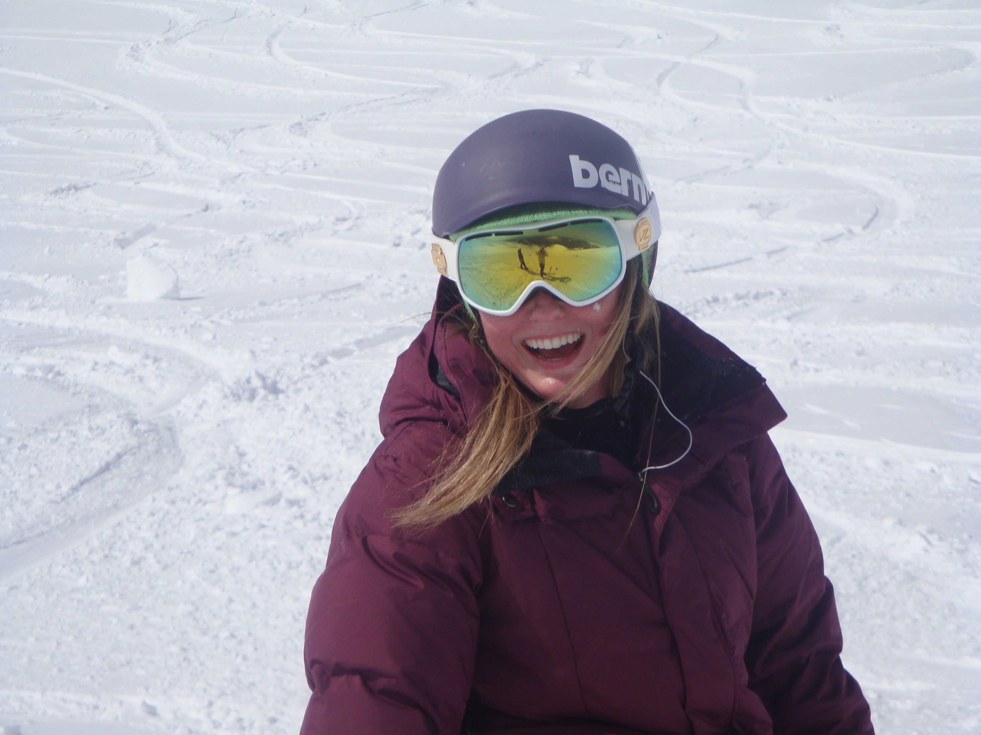 Weird ass face at the end of an epic pow run!!!