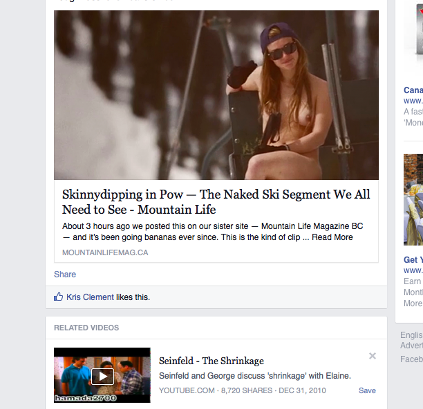 Well done, FB related videos