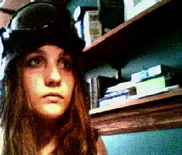 Well I got bored, so I put on my headgear!! This is me, being bored, but looking hot!