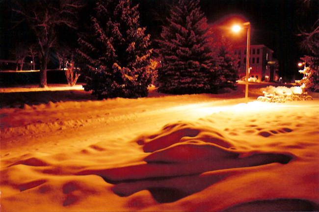 Western State College snowscape