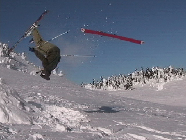 When a backflip goes wrong...