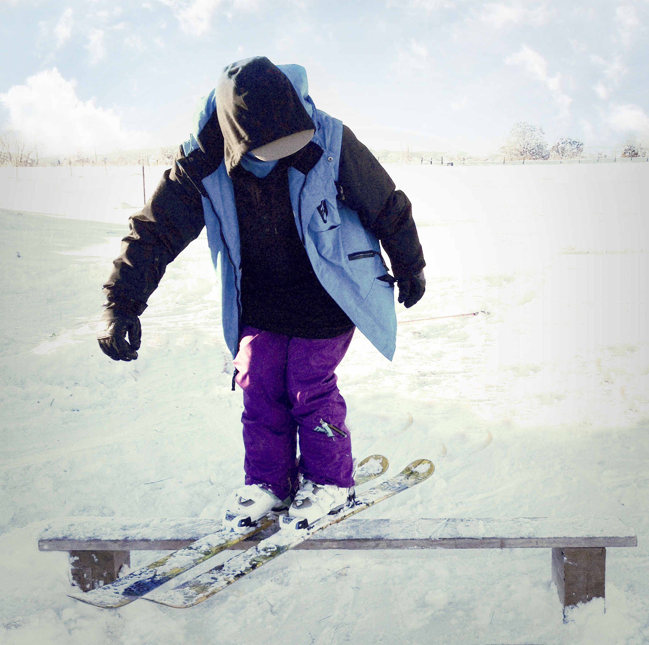 When in doubt, shred a bench.