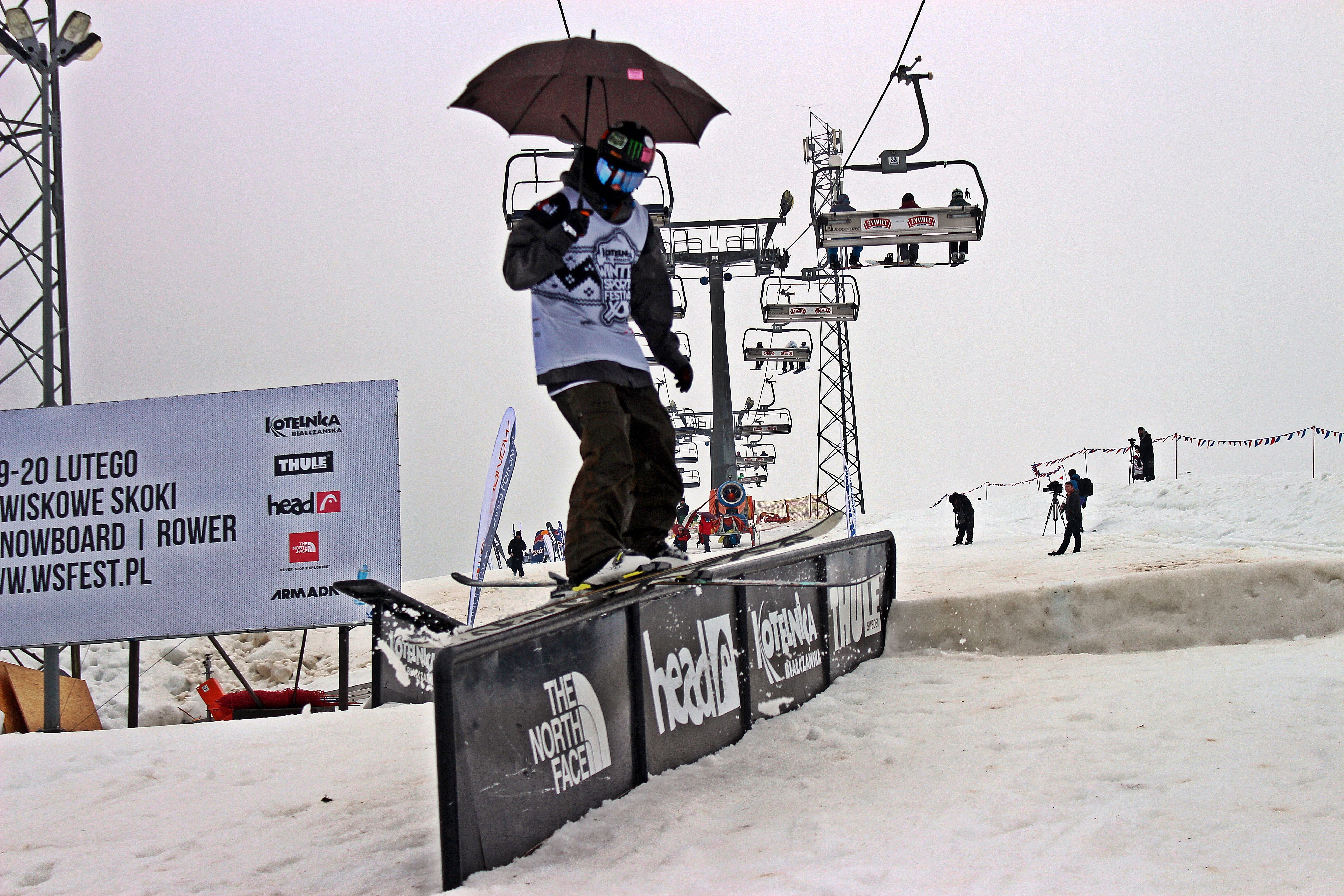 when you gotta ski in the rain...