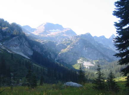 where ty and i camped while backpacking in the cascades.