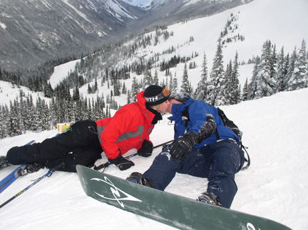 whistler, jackie and ryan, awww....whats cute is, they thought i was taking a picture of the view no