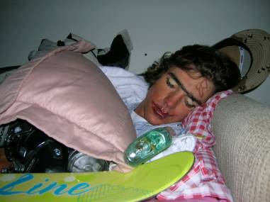 Whistler make-up session