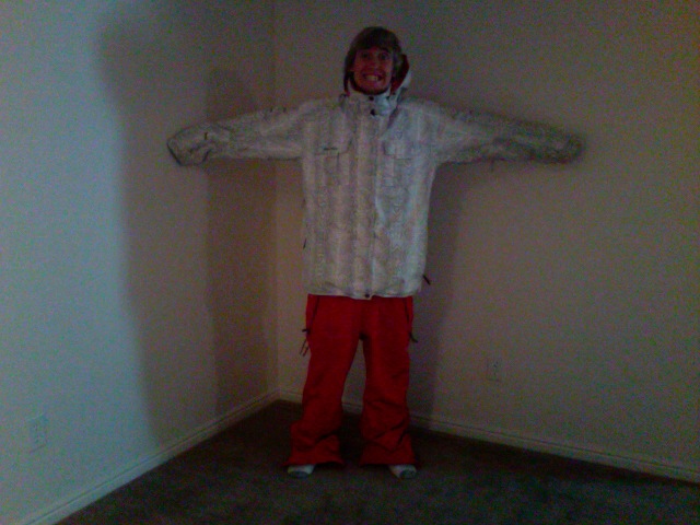 White snake jacket front