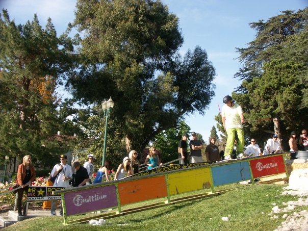 Whitter college rail jam