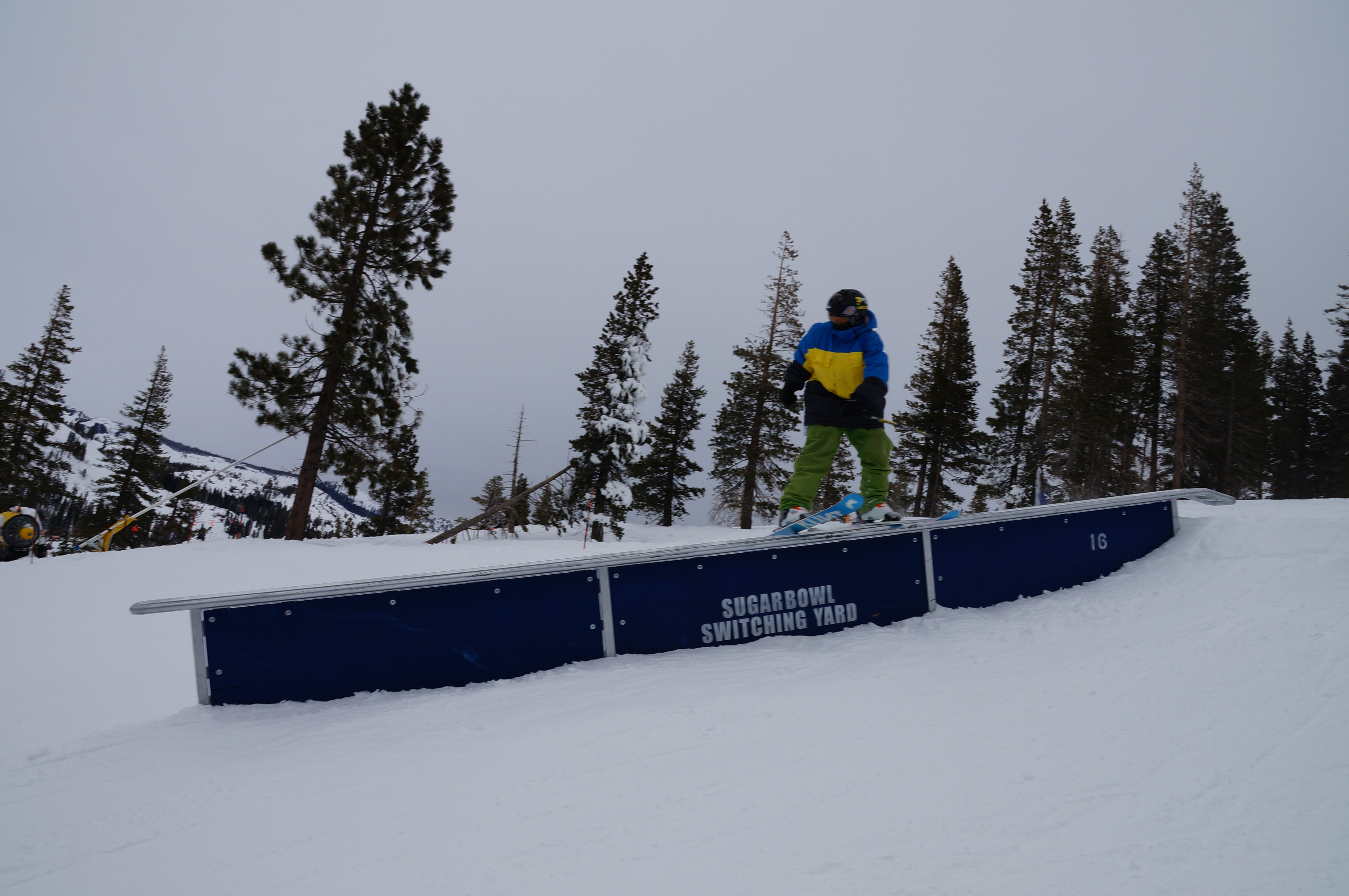 Wilder sliding a rail