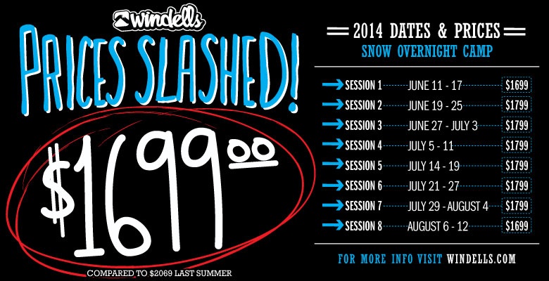 Windells 2014 dates & prices