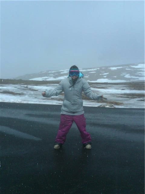 Windy on top of the Beartooth Pass
