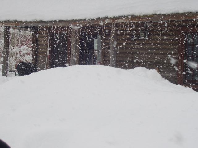 winter break '04/'05...thats a car under there