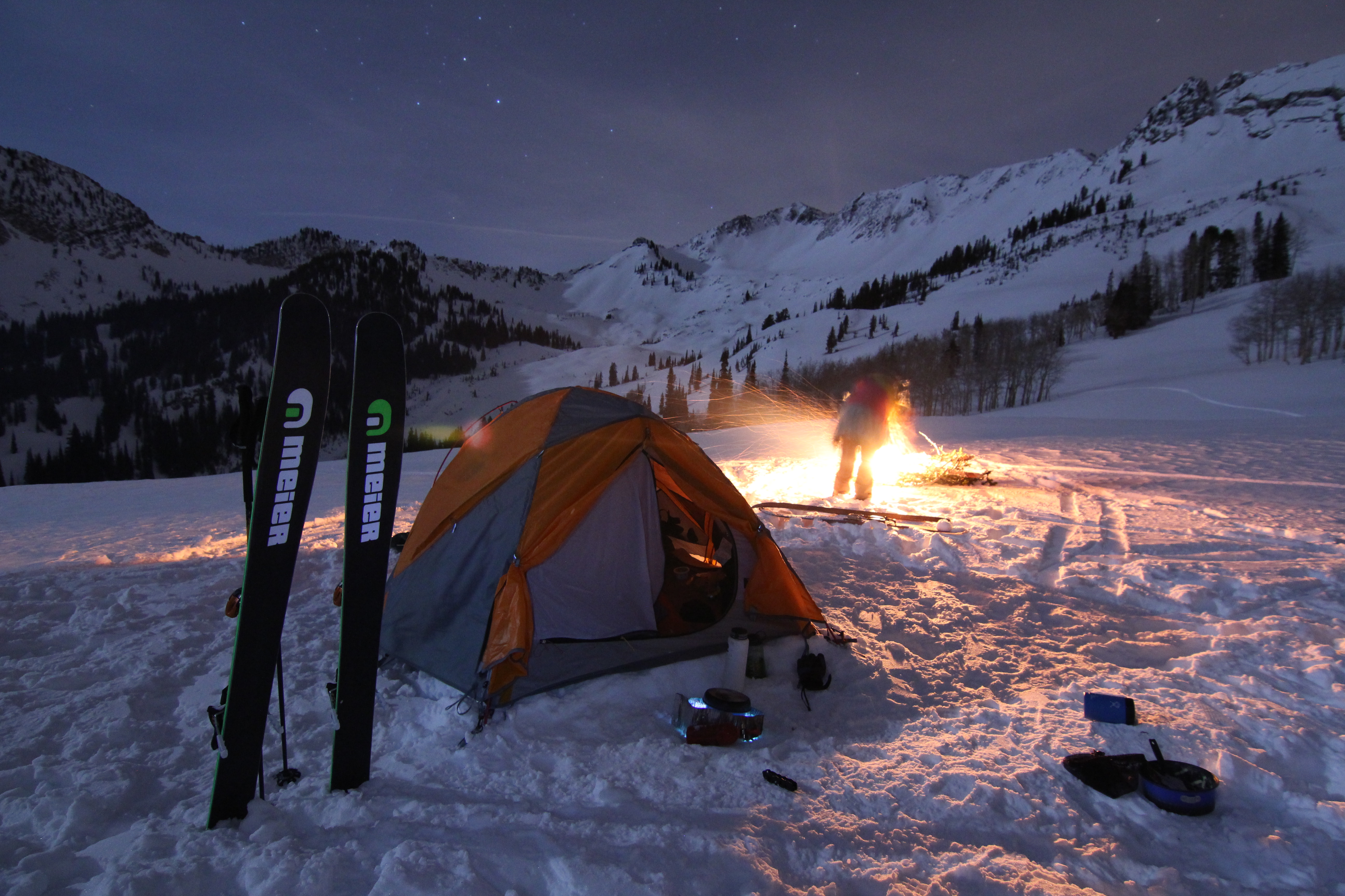 Winter Camping In The Wasatch