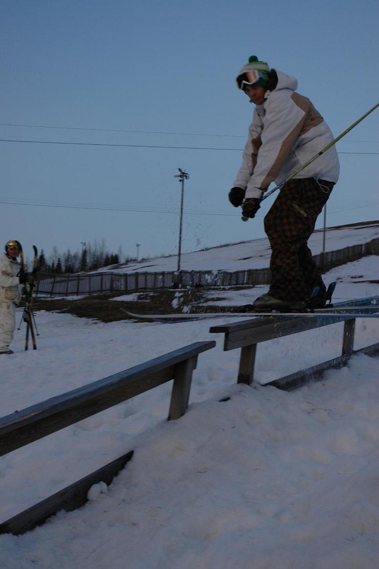 Wood rail spring sess