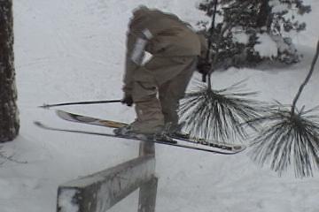 Wooden kink hand rail