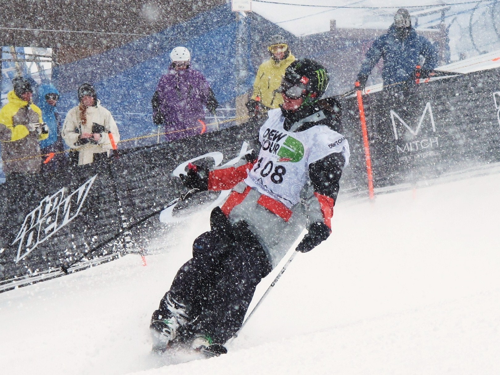 Woodsy not stoked on the weather