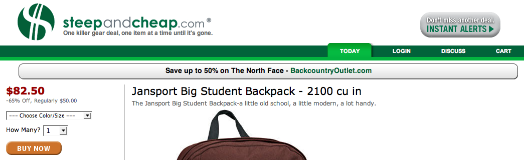 Worst steepandcheap.com deal ever