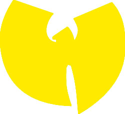 Wu Tang Clan Sticker on my helmet so happy