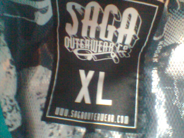 xl saga prism teal tag