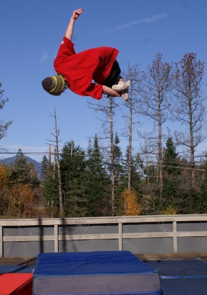 Yay for olympic trampolines