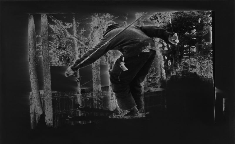 yep....sOLARIZED! BY HAND in the darkroom!