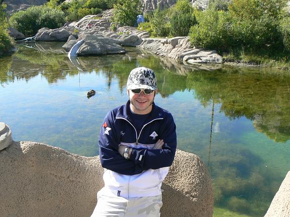 Yeti in danger of being attacked by water monster