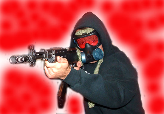 you wanna try to rob this ape?