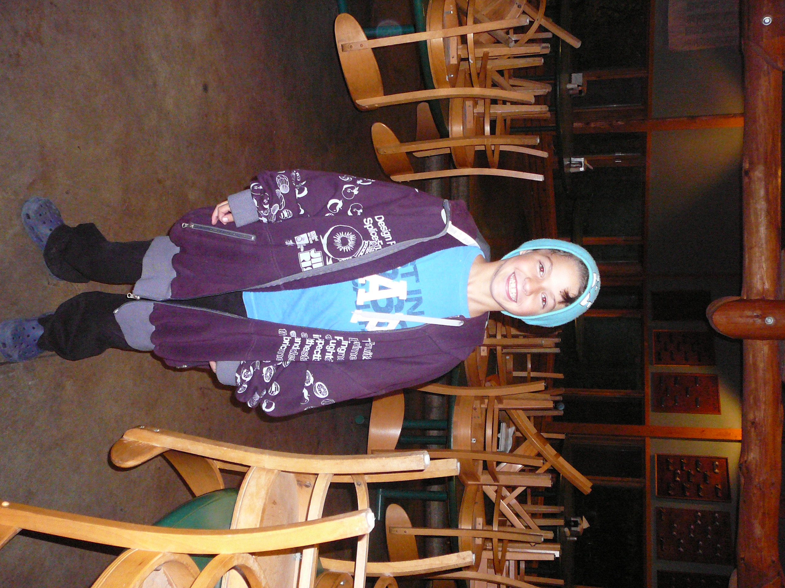 Youngster in jiberish