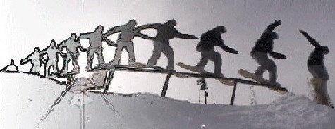 You've seen this effect in magazines, too bad my brother snowboards.