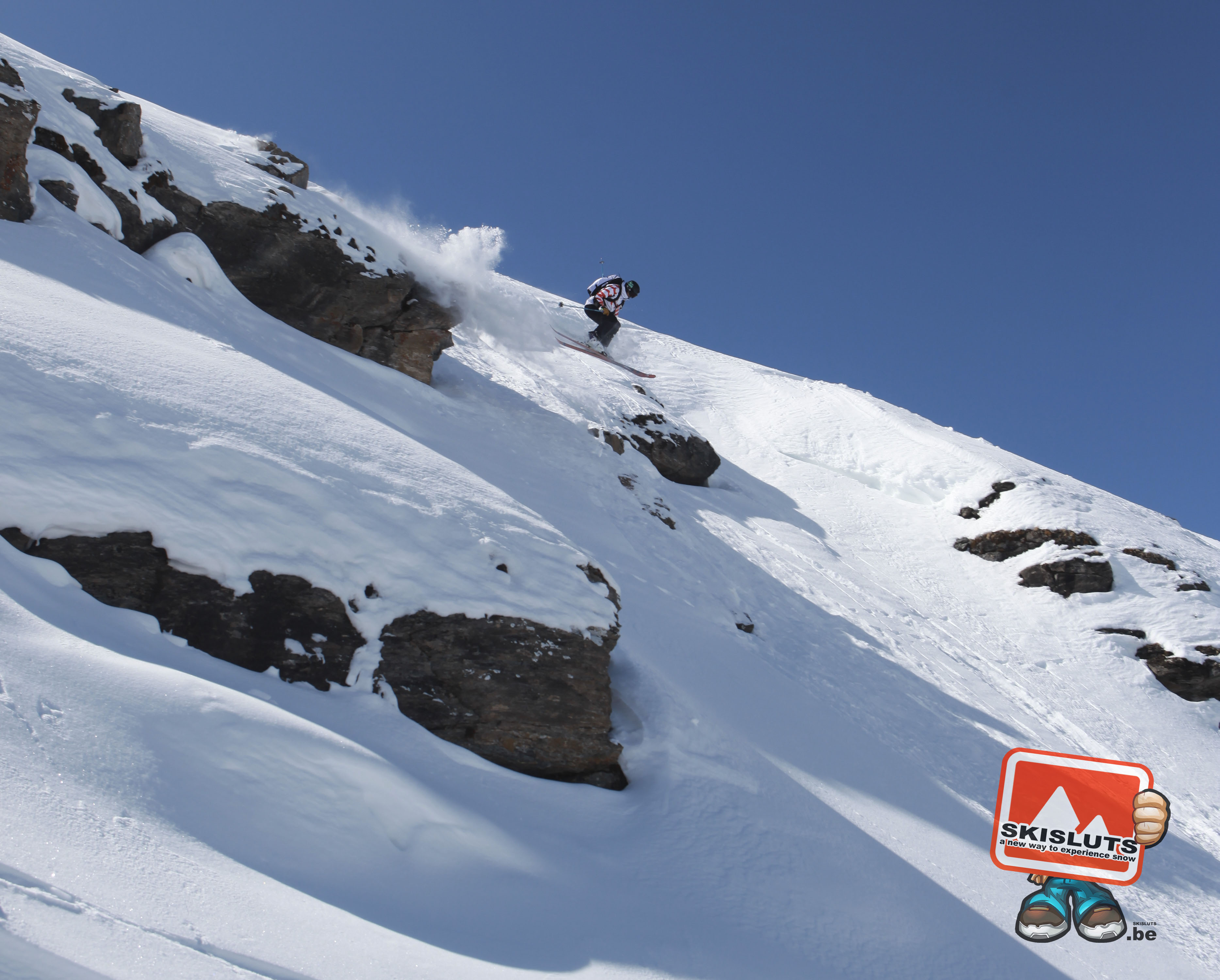 Zinal freeride 2012 little drop